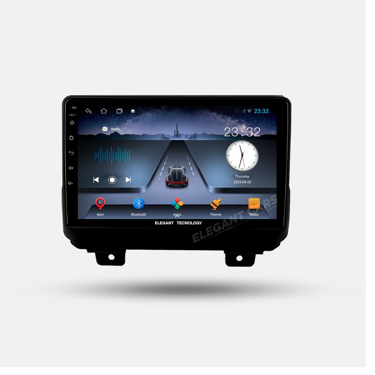 GENERICO - Autoradio Android Pantalla Jeep Wrangler 2018-2020 Carplay +Auto 4GB +64GB