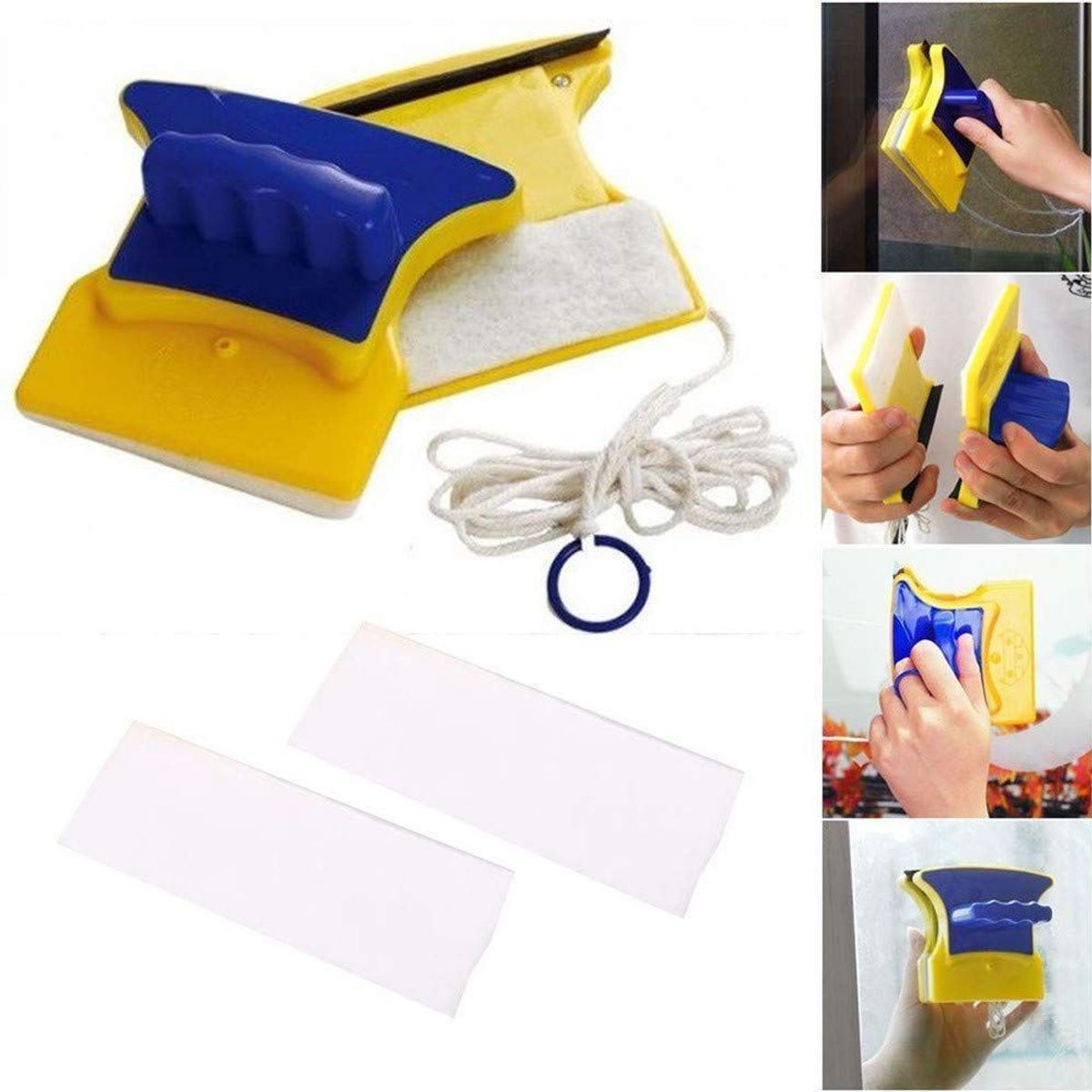 OEM - Kit Limpieza de VIdrio Ventanas Super Practico Doble Lado