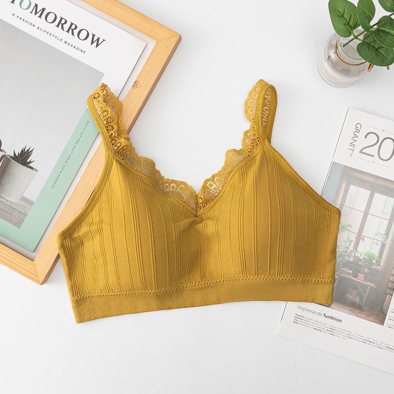 GENERICO - BRALETTE TOP DEPORTIVO ENCAJE