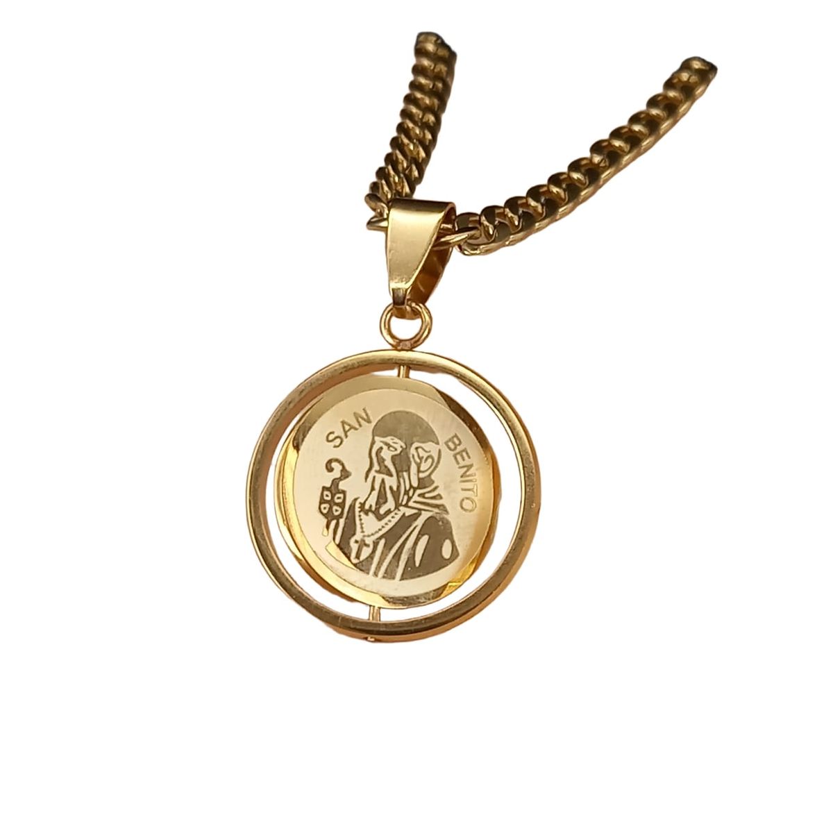 GENERICO - Dije Collar Giratorio Santa Cruz - San Benito