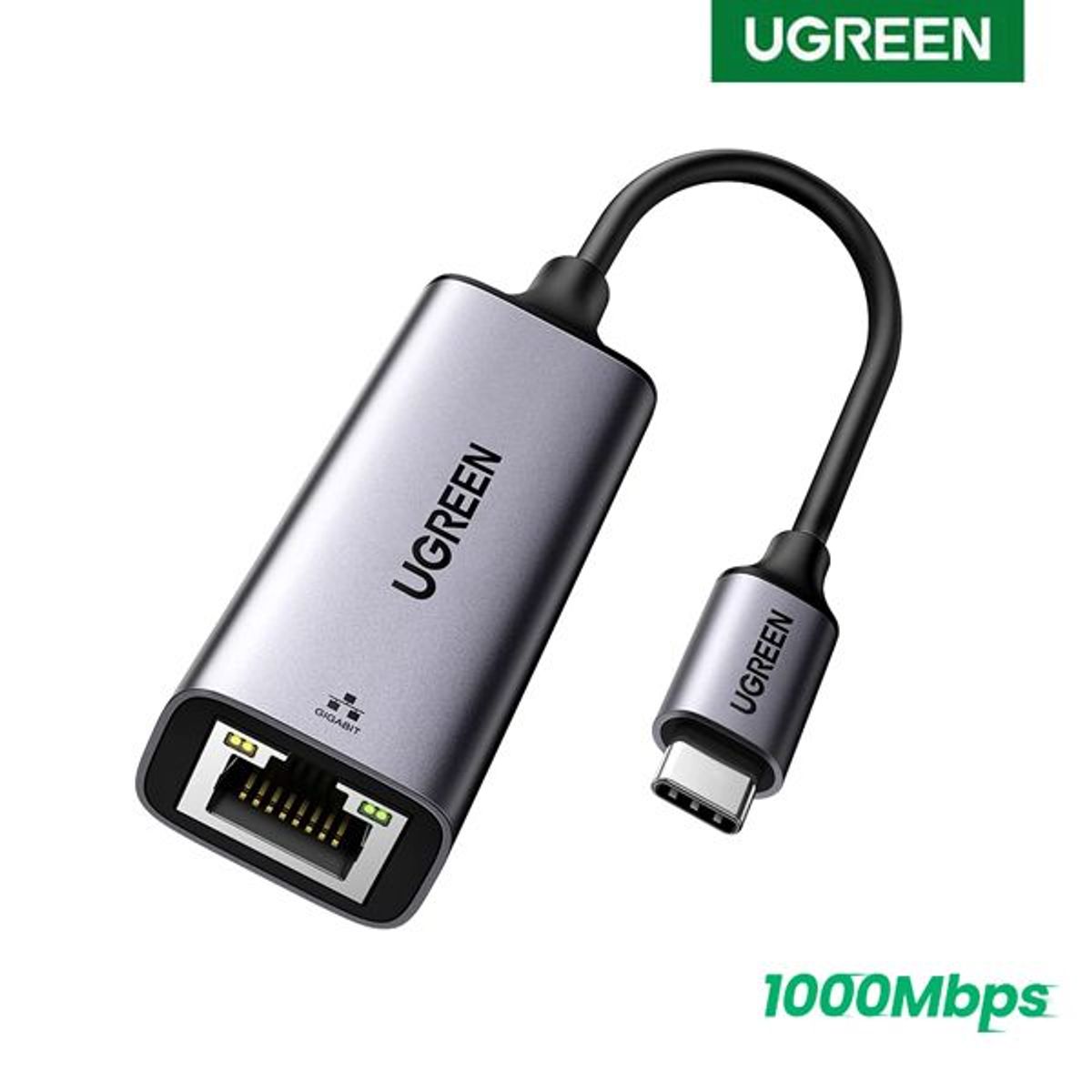 UGREEN - Adaptador UGREEN USB-C a Ethernet RJ45 MacBook Laptop Chromebook