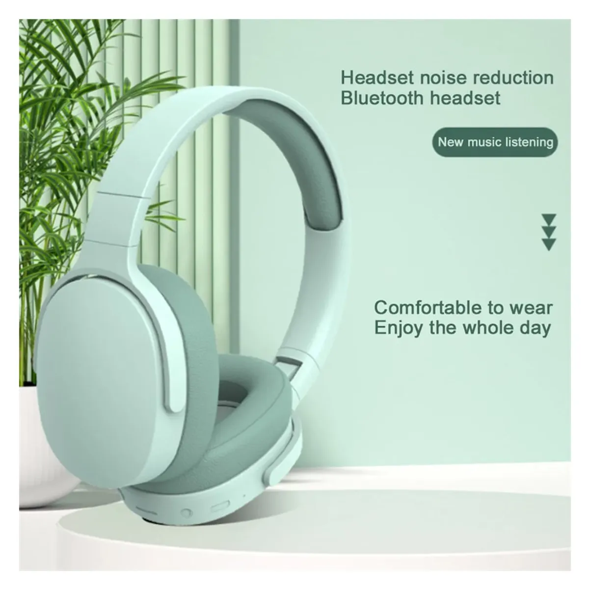 OEM - Audífonos Oem Vincha Inalámbricos Bluetooth Verdes