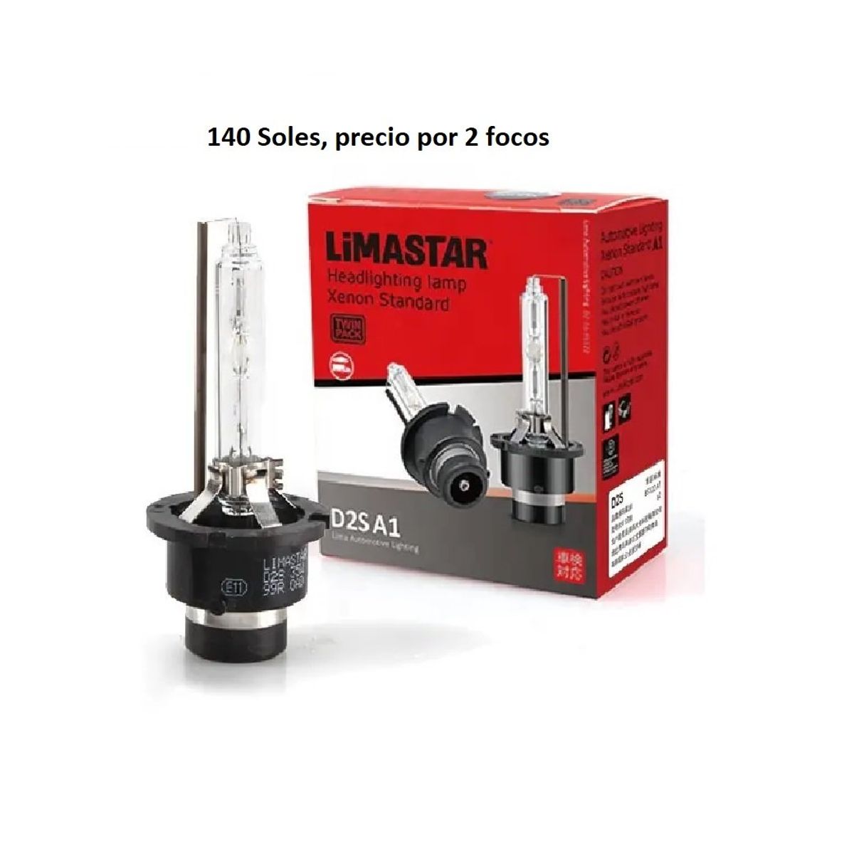 GENERICO - Foco Xenon Limastar  D2S 35W P32D-2 6000K