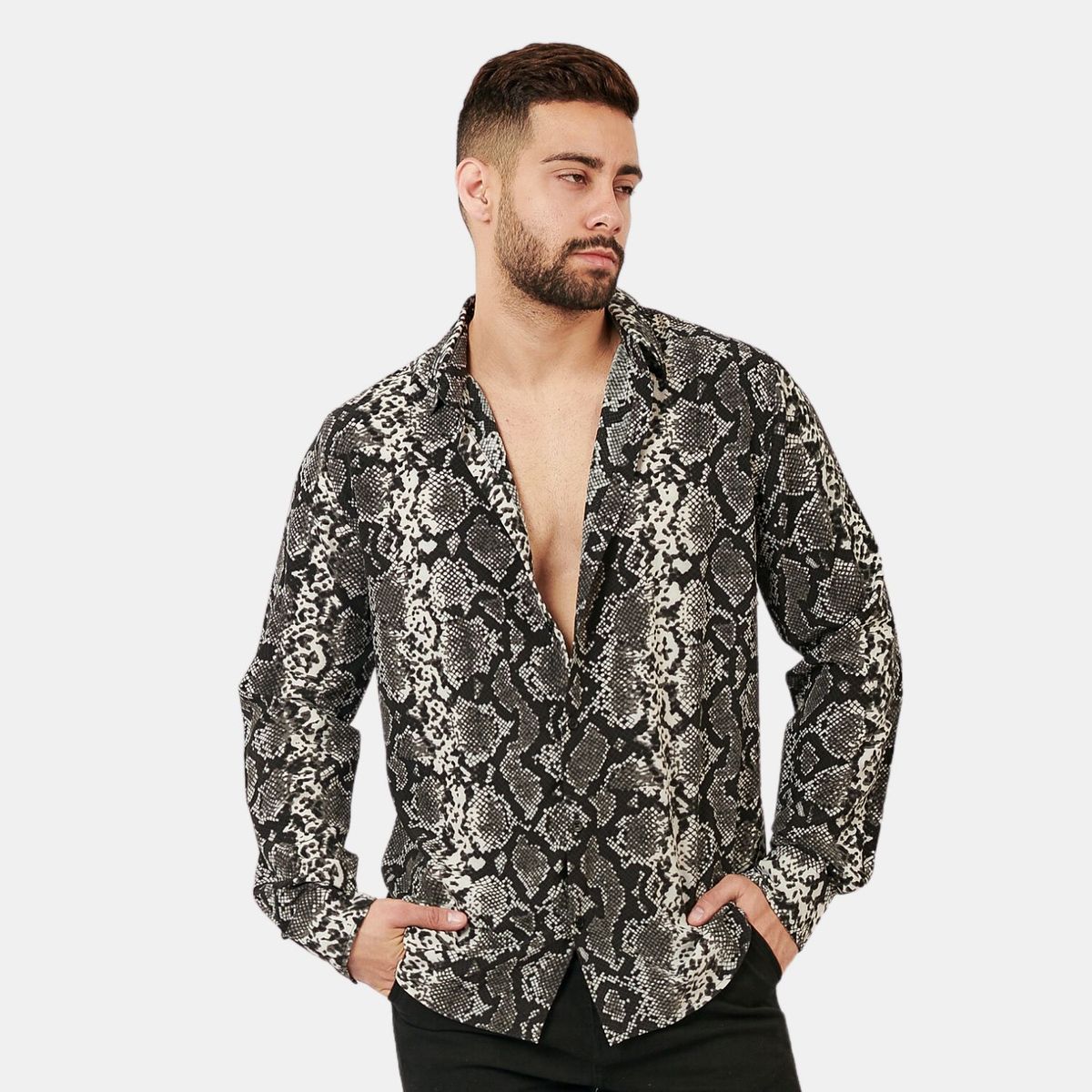 SAN COSME - Camisa Manga Larga Hombre