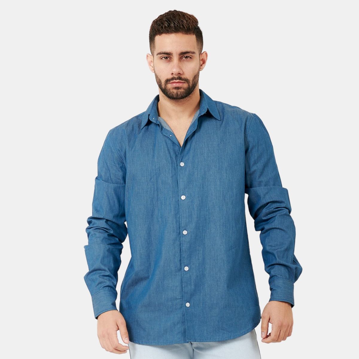 SAN COSME - Camisa Manga Larga Hombre