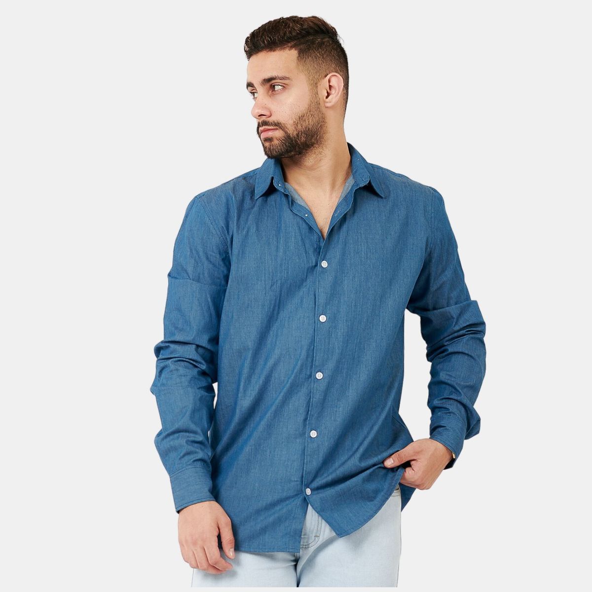 SAN COSME - Camisa Manga Larga Hombre