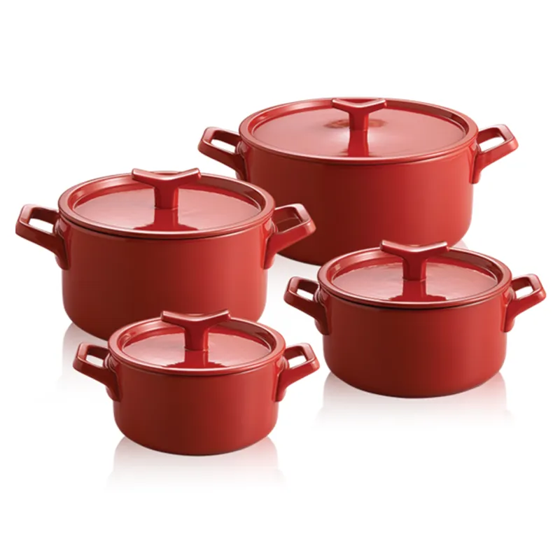 ELECTROLUX - Juego de Ollas Electrolux de Inducción en Cerámica