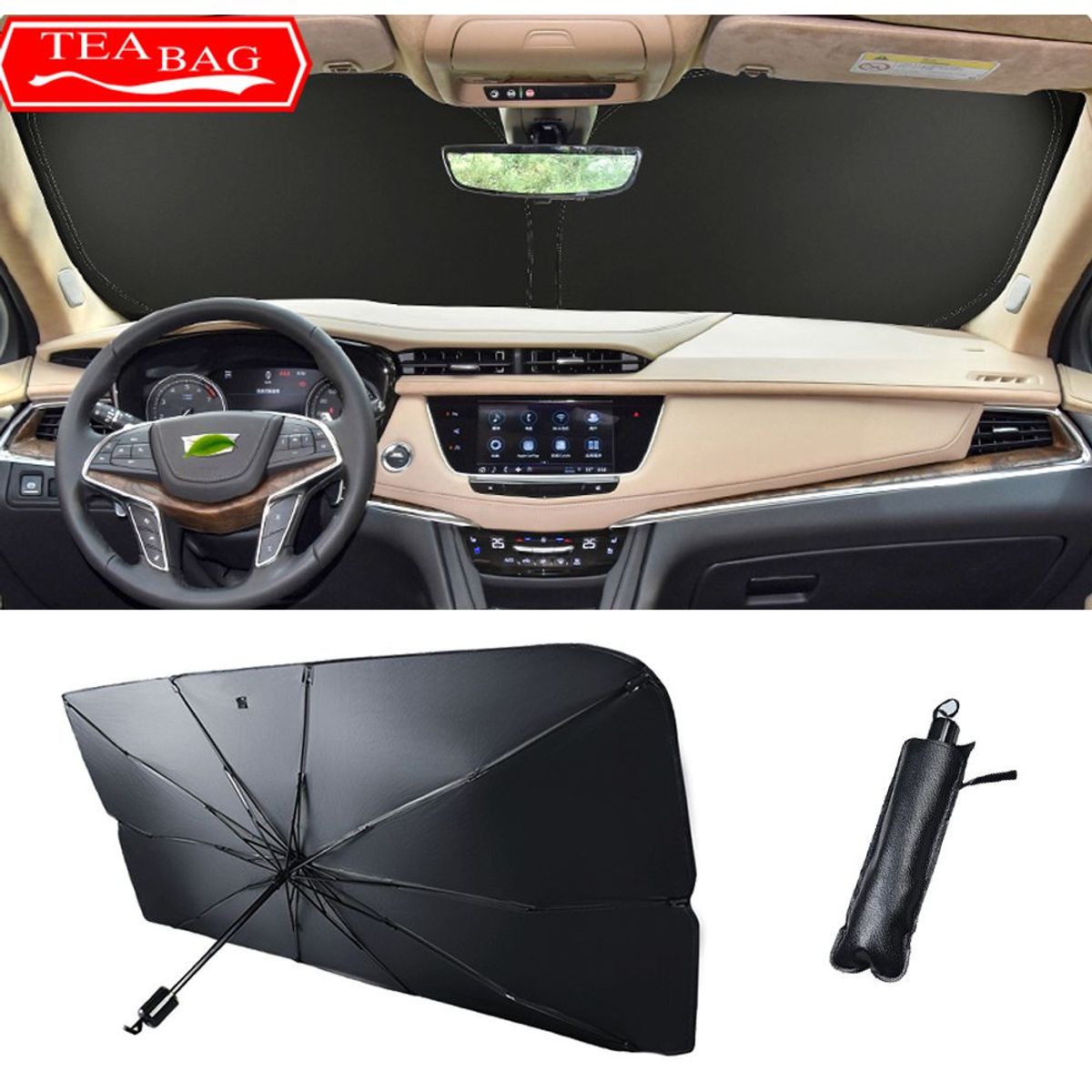 GENERICO - Tapasol Plegable Para Autos  Cortina para parabrisas