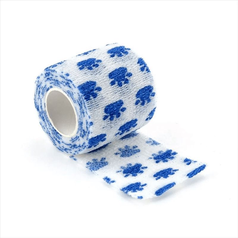 GENERICO - Vendas elásticas autoadhesivas para perros y gatos azules