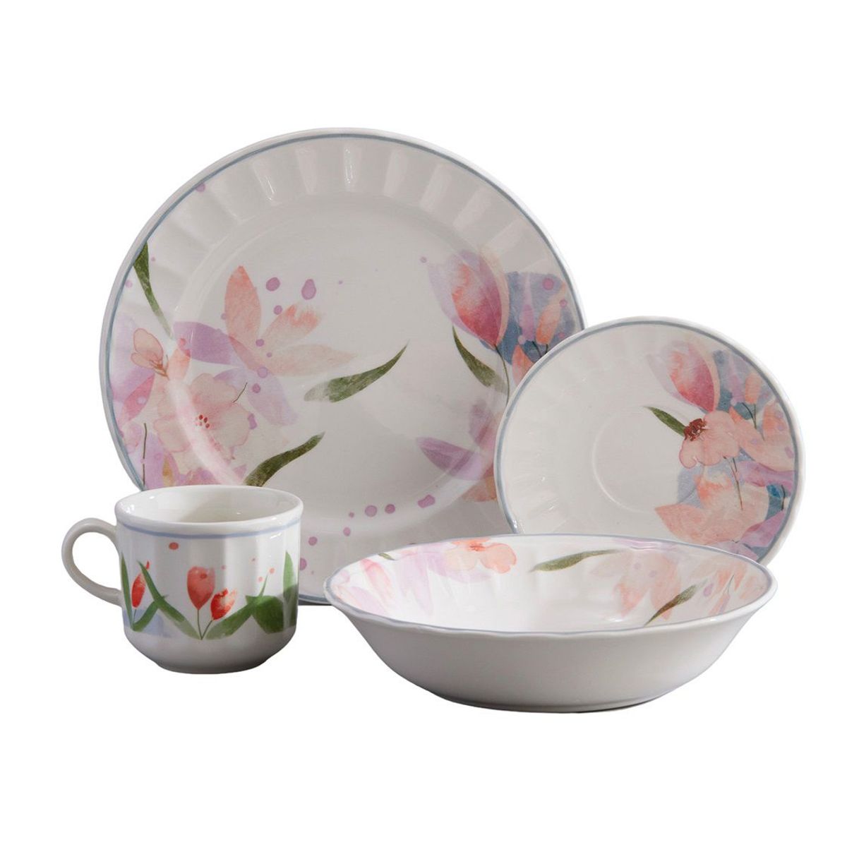 CORONA - Juego de Vajilla Arles 16 Piezas Corona