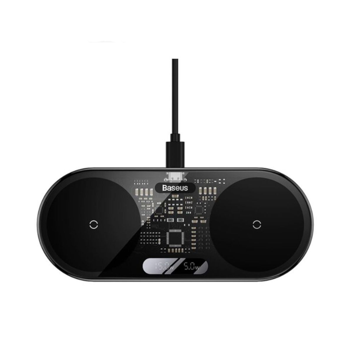 BASEUS - Cargador Inalámbrico Dual Baseus Carga Rapida Android Iphone