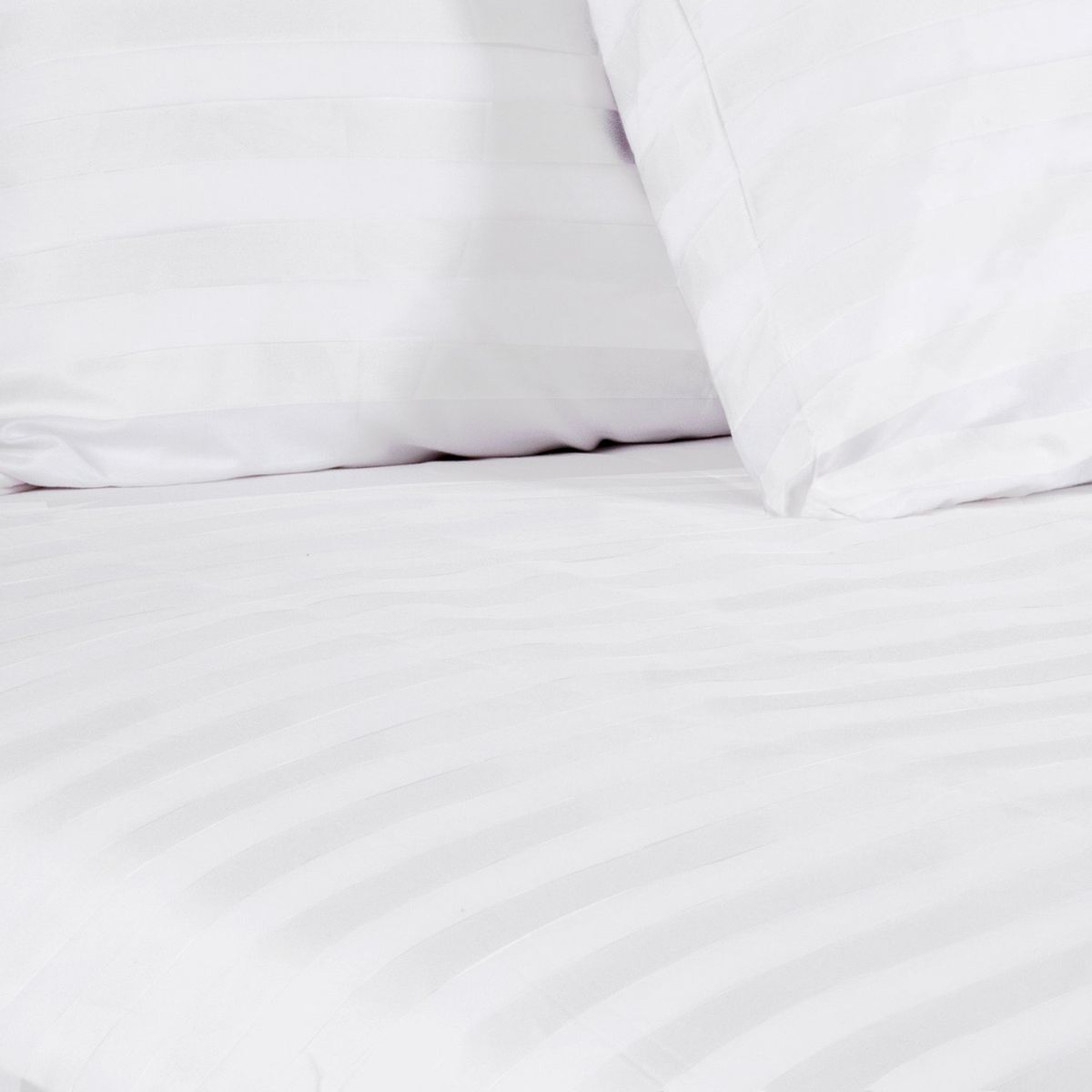 COBITEX HOME - Juego de sábanas Lisas Blanco satinado 300h Queen Cobitex 100 algodón