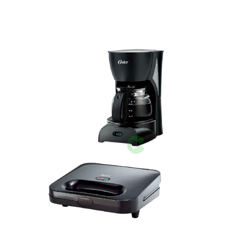 OSTER - Combo OSTER Cafetera 4TAZAS  SANDWICHERA
