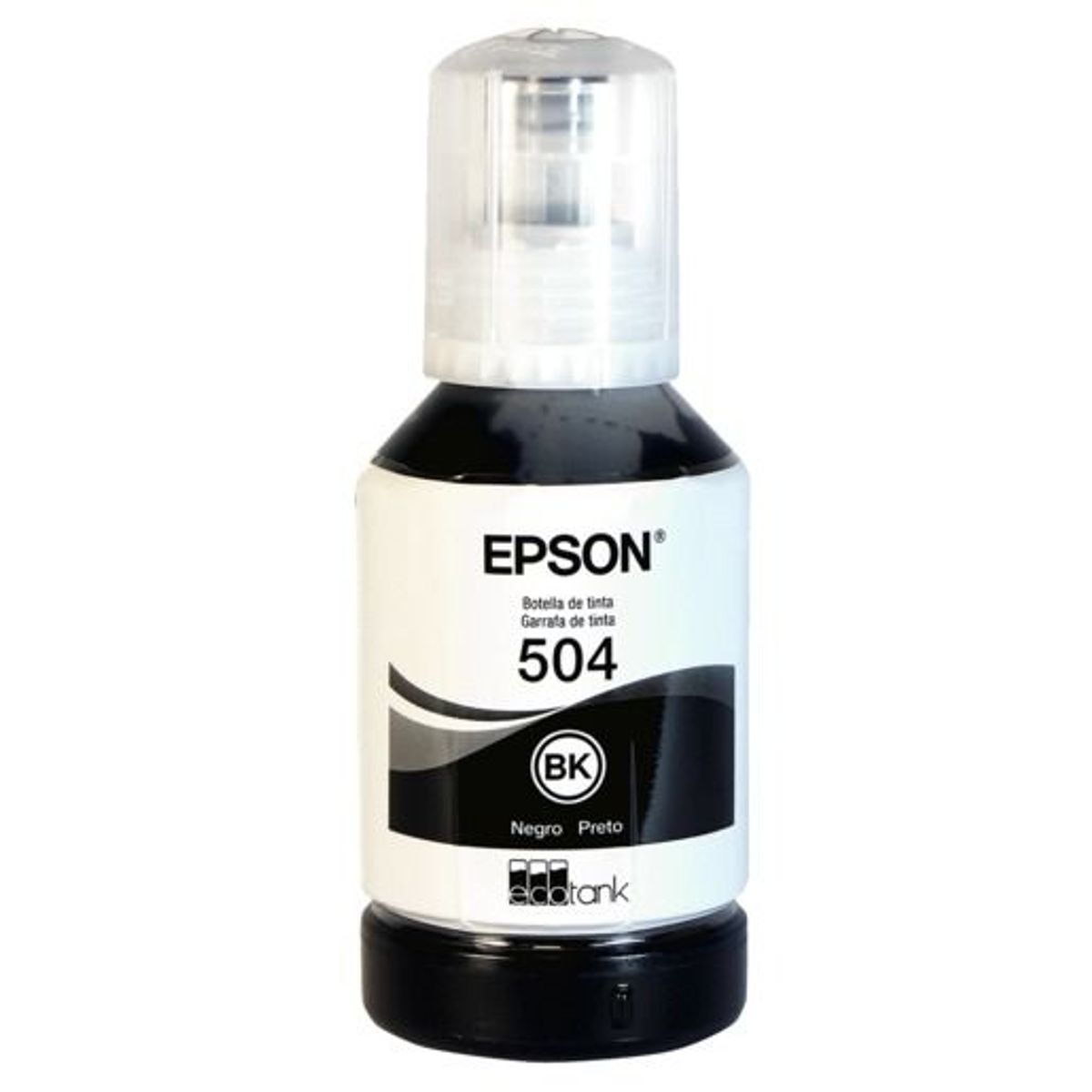 EPSON - Botella tinta EPSON T504 T504120 504 negro serie L 100% original