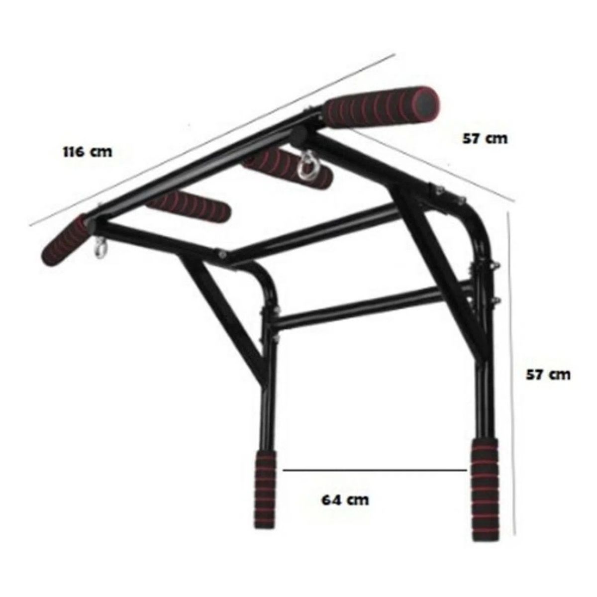 NO LOGO - Saco 1.20 MTS Con Relleno Barra Multifuncional 7 En 1+Cadena