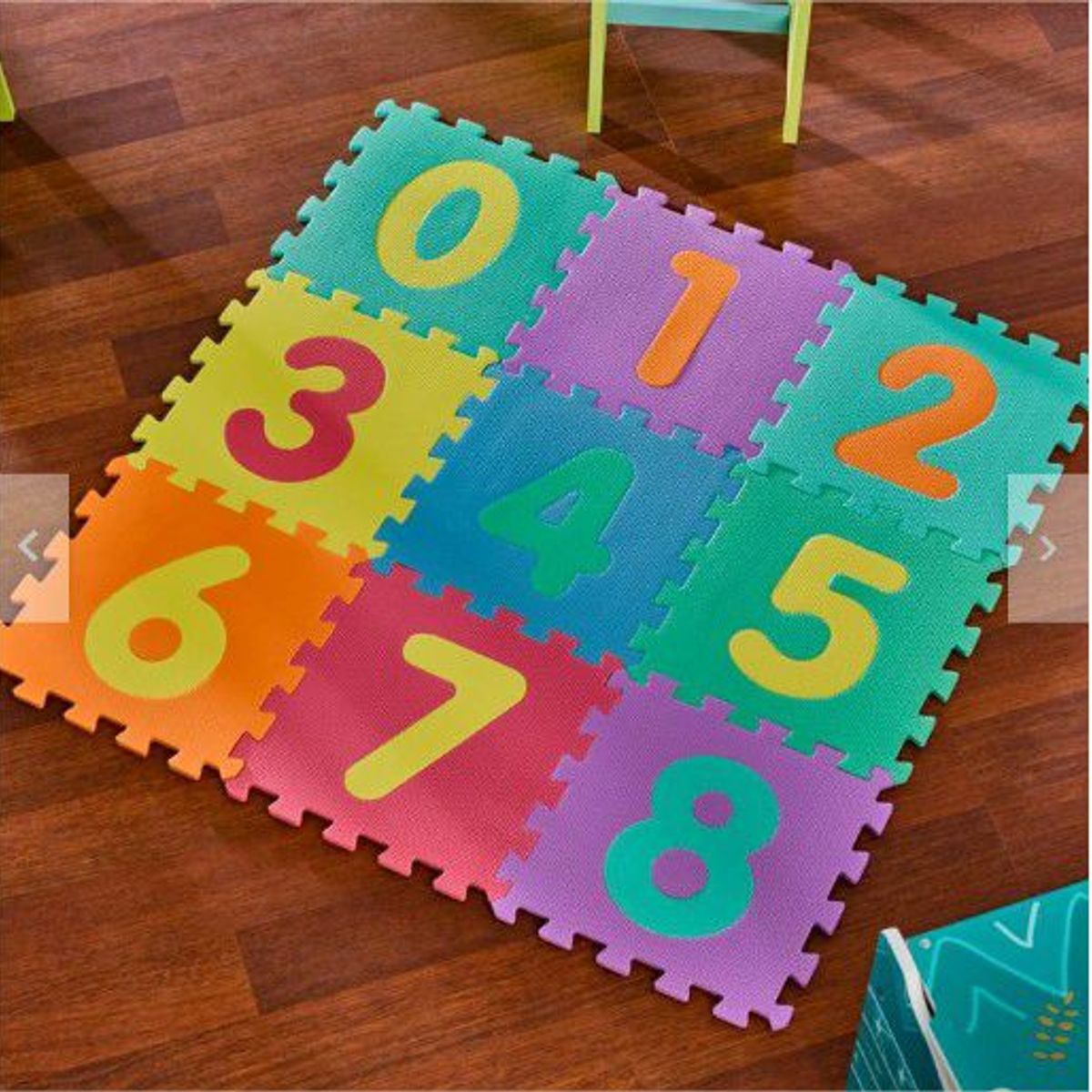 GENERICO - Pisos Alfombra Goma Eva Antigolpes Para Niños Bebes 10 Pzas