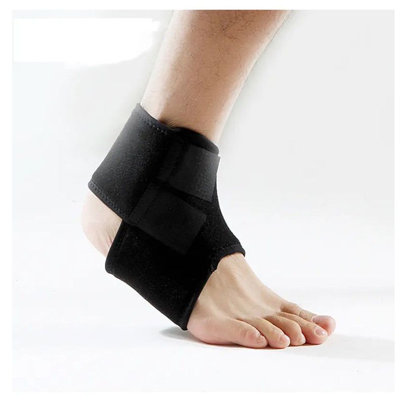 GENERICO - Soporte Ajustable para Tobillo Neoprene Tobillera 764 Negro