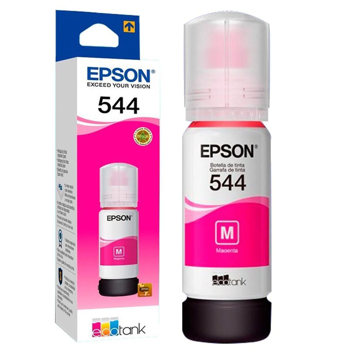 EPSON - Botella tinta EPSON 544 T544320 544 ROJO serie L 100% original