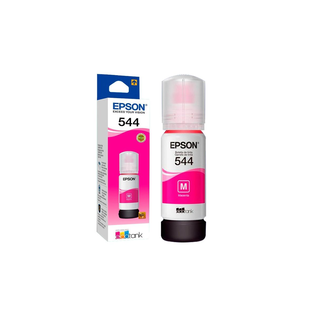 EPSON - Botella tinta EPSON 544 T544320 544 ROJO serie L 100% original