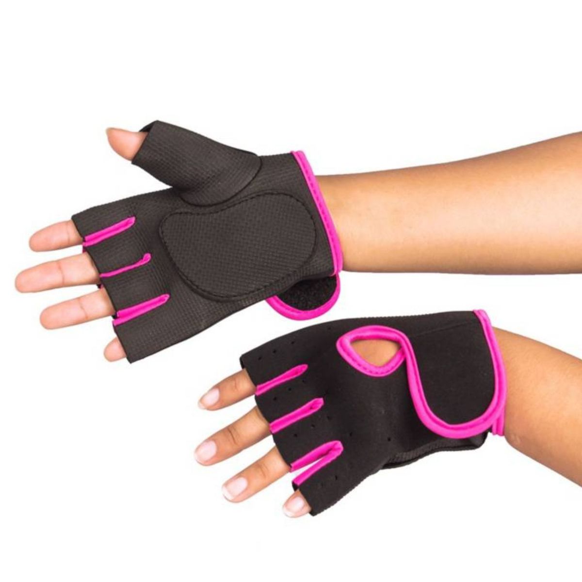 URBAN FIT - Guantes para levantar Peso - Entrenamiento Rosado- L