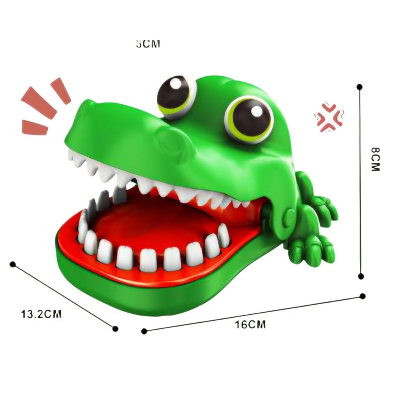 JUGUETE COCODRILO DENTISTA DIDACTICO QUE MUERDE GENERICO