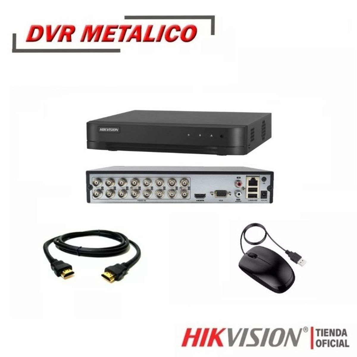HIKVISION - kit 12 Cámaras Seguridad FULLHD Color VU con AUDIO Hikvision + 4TB