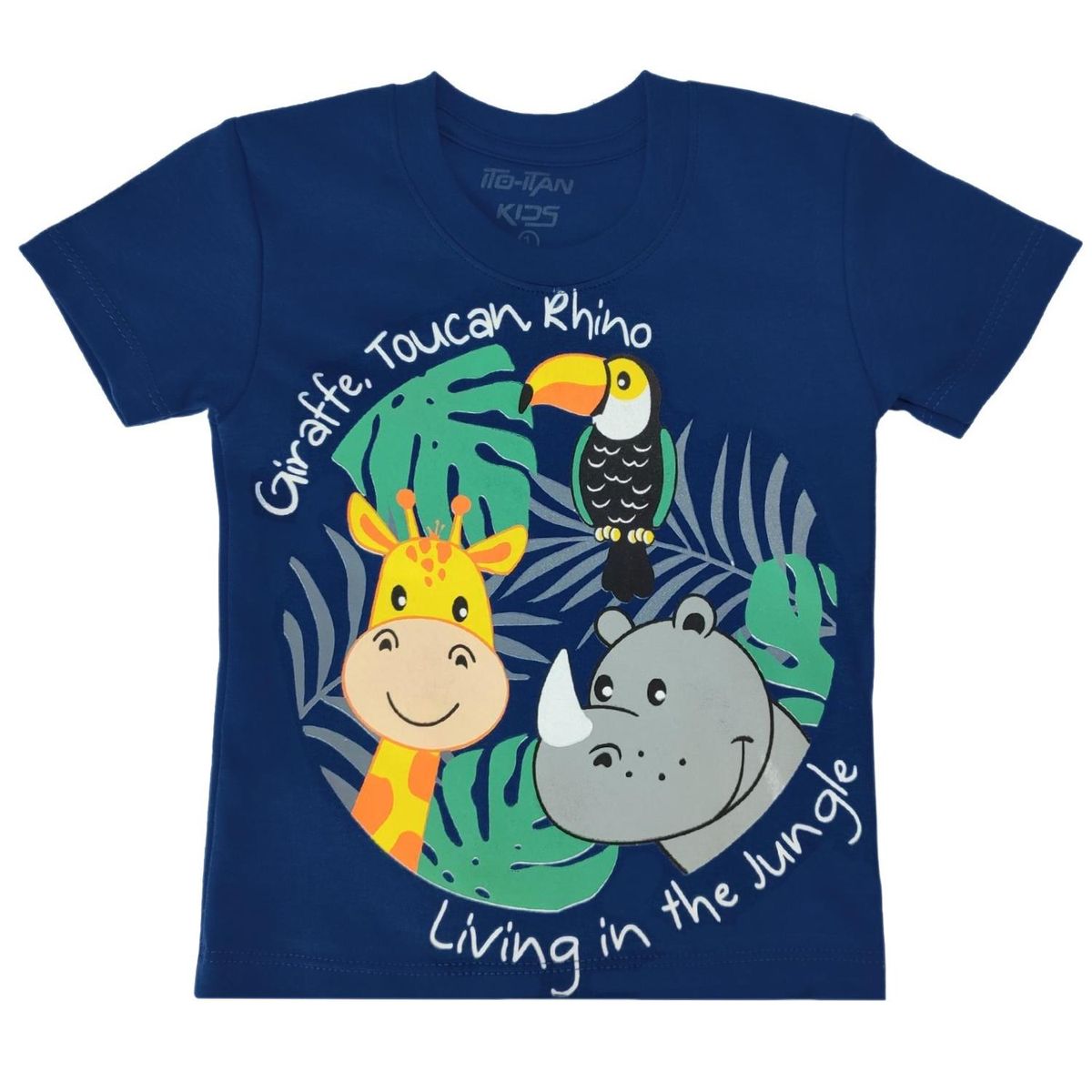 GENERICO - Conjunto bebé - Polo Short - Safari - Azul