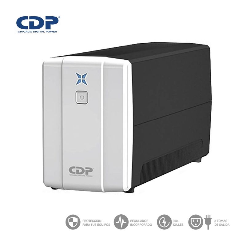 CDP - UPS CDP R-UPR1008I 1000 VA/500 W Autonomía 45 Min 8 Salidas
