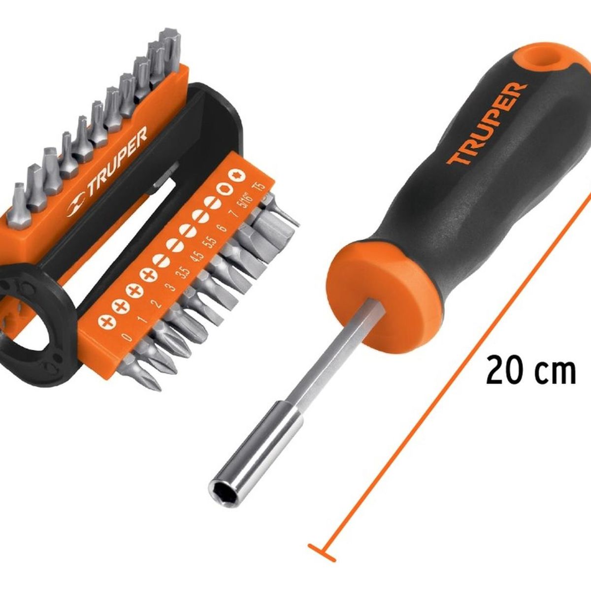 TRUPER - Desarmador con puntas intercambiables Truper