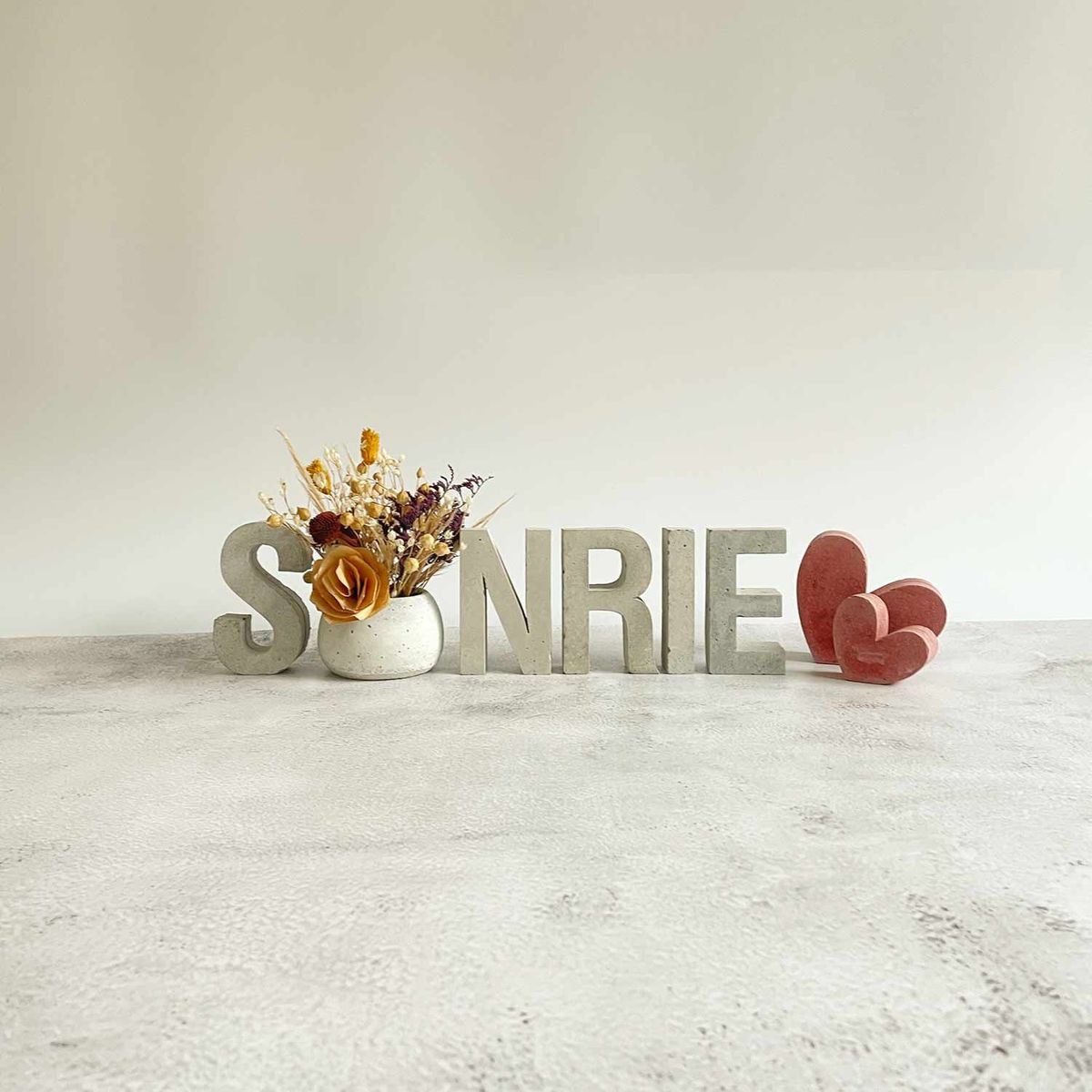 MADAME CIMENT - SET DE LETRAS SONRIE L - MADAME CIMENT