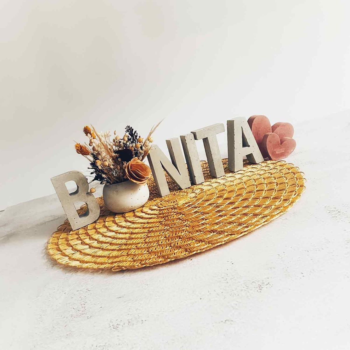 MADAME CIMENT - SET DE LETRAS BONITA L - MADAME CIMENT