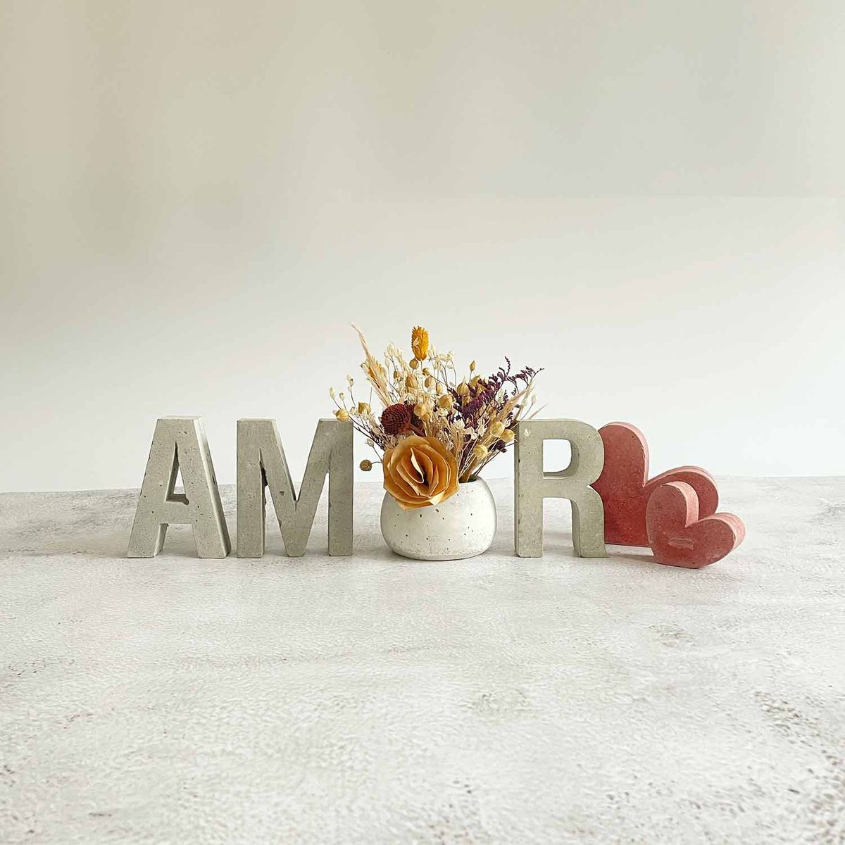 MADAME CIMENT - SET DE LETRAS AMOR L - MADAME CIMENT