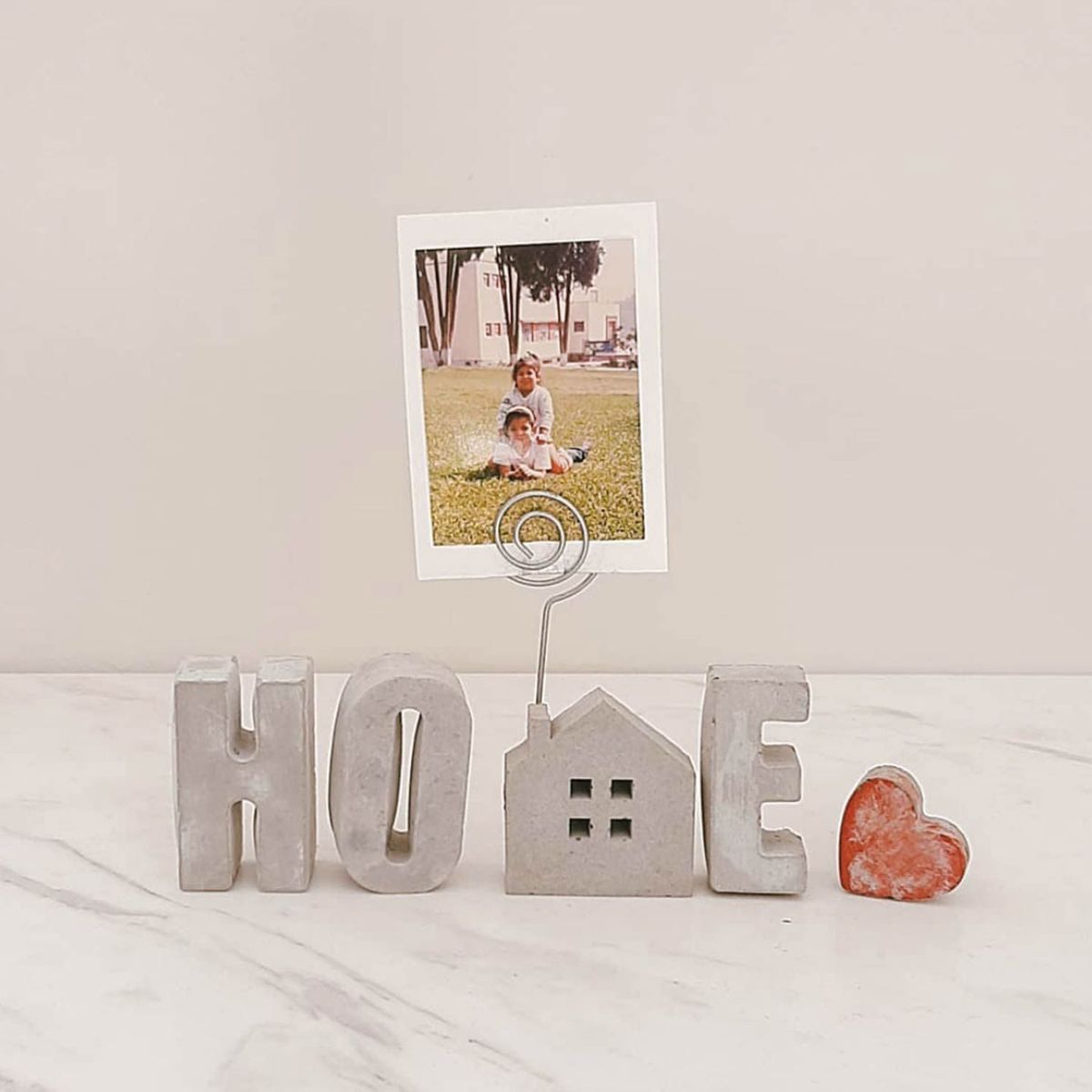 MADAME CIMENT - SET DE LETRAS HOME PORTAFOTO 5CM - MADAME CIMENT