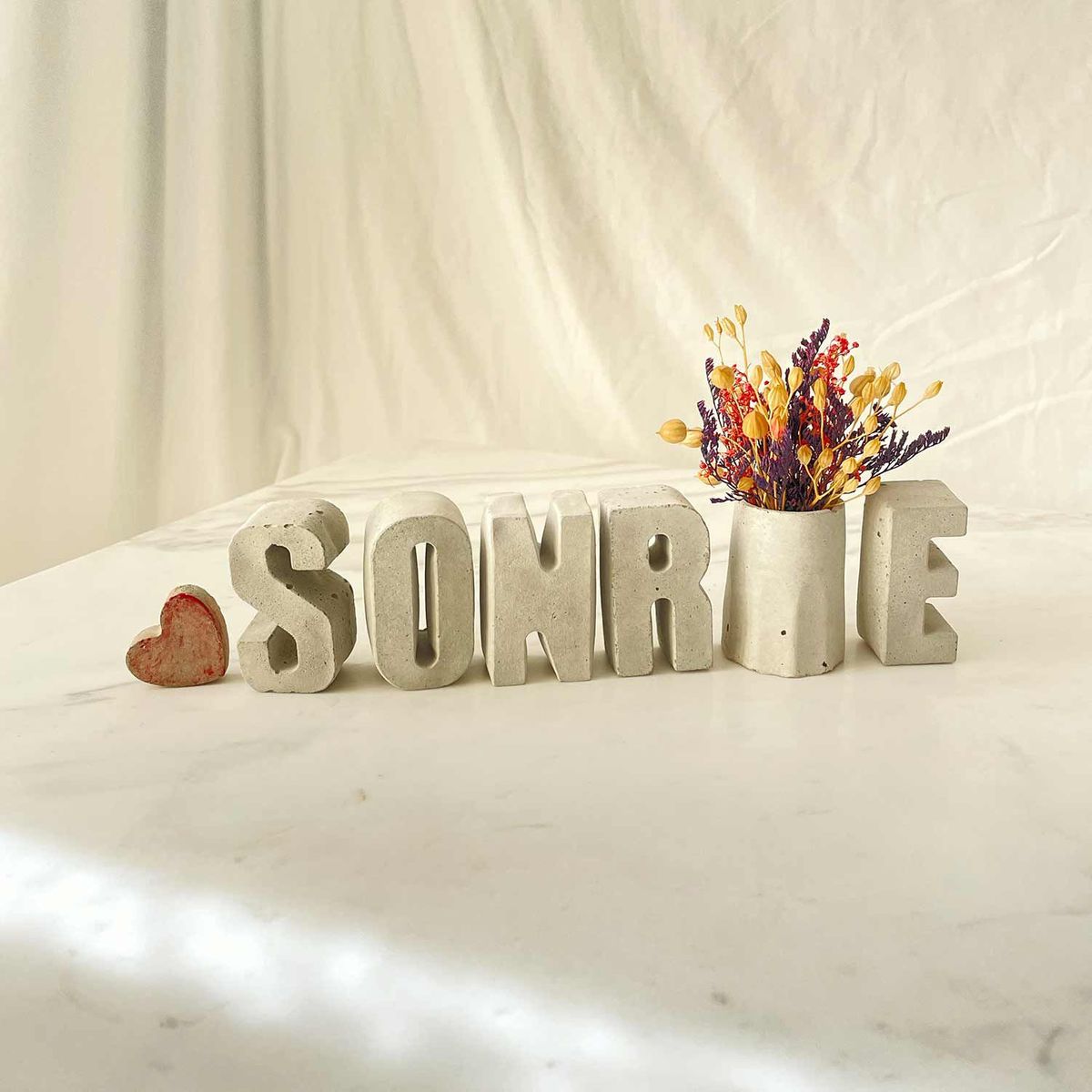 MADAME CIMENT - SET DE LETRAS SONRIE 5CM - MADAME CIMENT