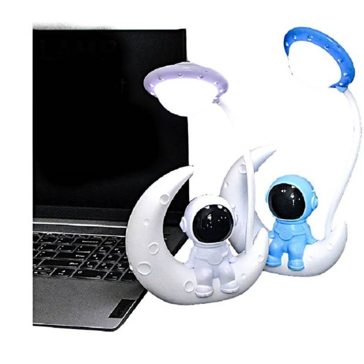 GENERICO - Lampara Robot Astronauta Recargable Usb Kawai Blanca