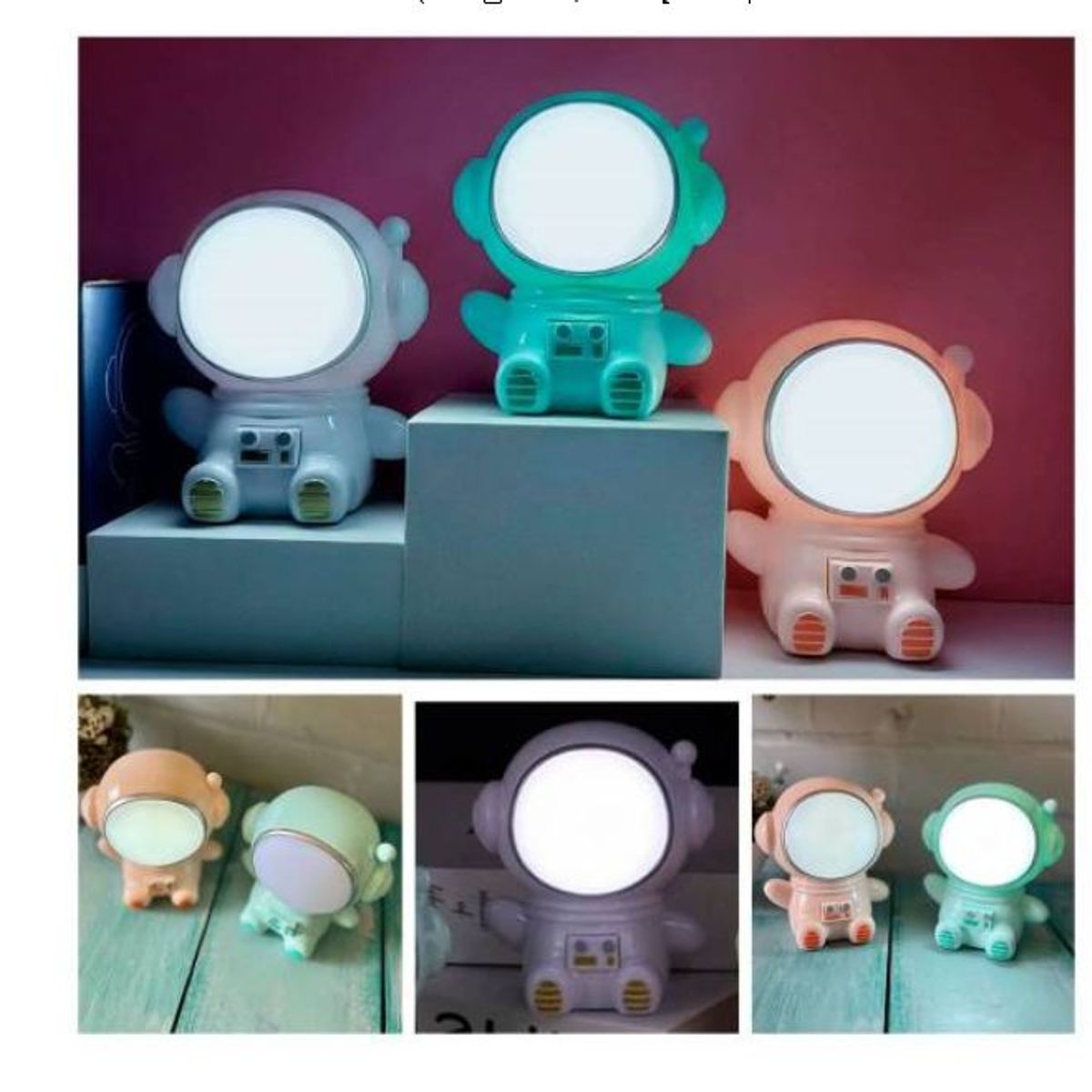 GENERICO - Lampara Led Robot Astronauta