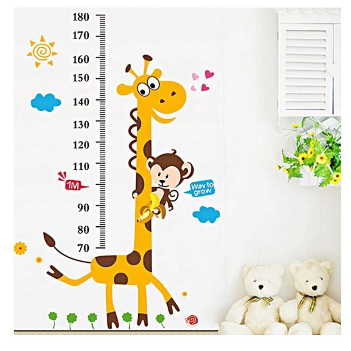 GENERICO - Tallímetro  Medidor de Altura Para Niños  modelo al azar