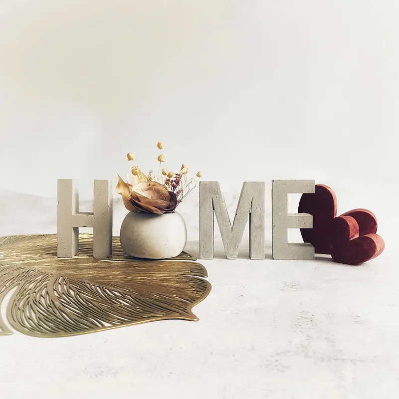 MADAME CIMENT - SET DE LETRAS HOME L - MADAME CIMENT