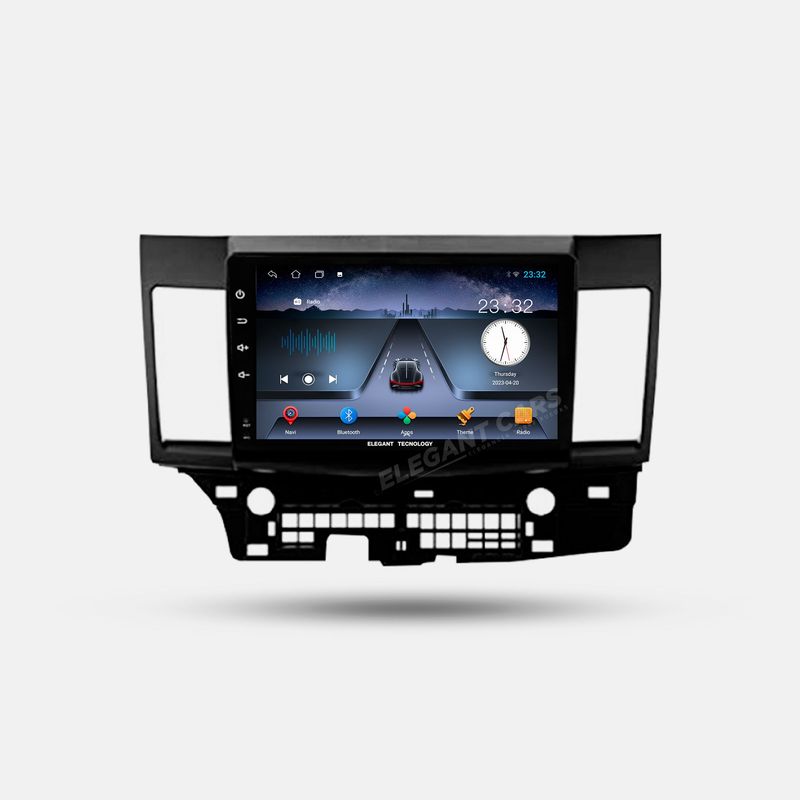 GENERICO - Autoradio Android Pantalla Mitsubishi Lancer 2007-2018  Carplay +Auto 4GB +64GB