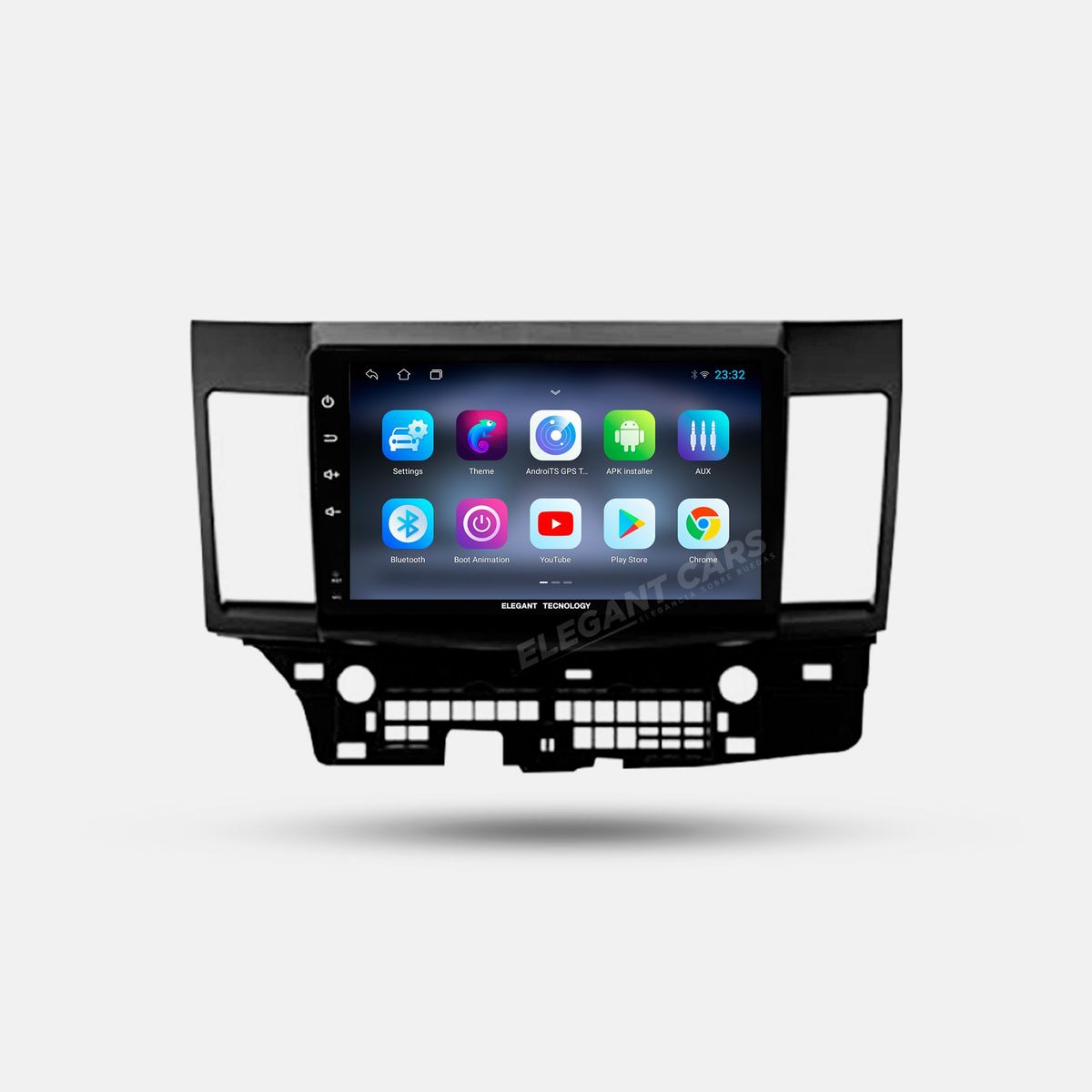 GENERICO - Autoradio Android Pantalla Mitsubishi Lancer 2007-2018  Carplay +Auto 4GB +64GB