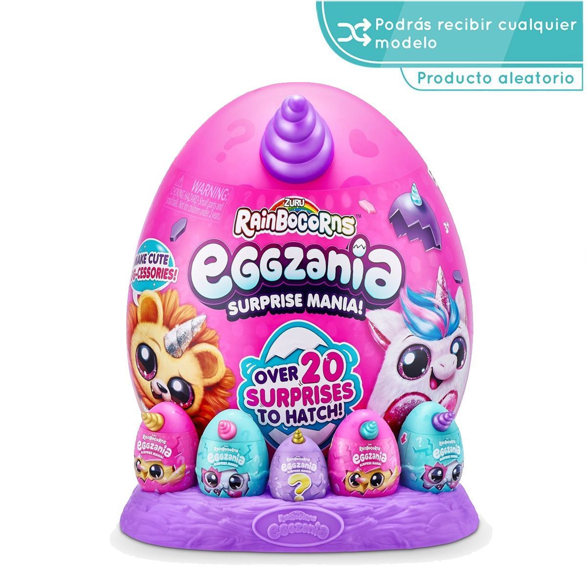 RAINBOCORN - Huevo Sorpresa Eggzania Rainbocorn
