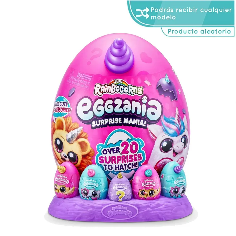 RAINBOCORN - Huevo Sorpresa Eggzania Rainbocorn