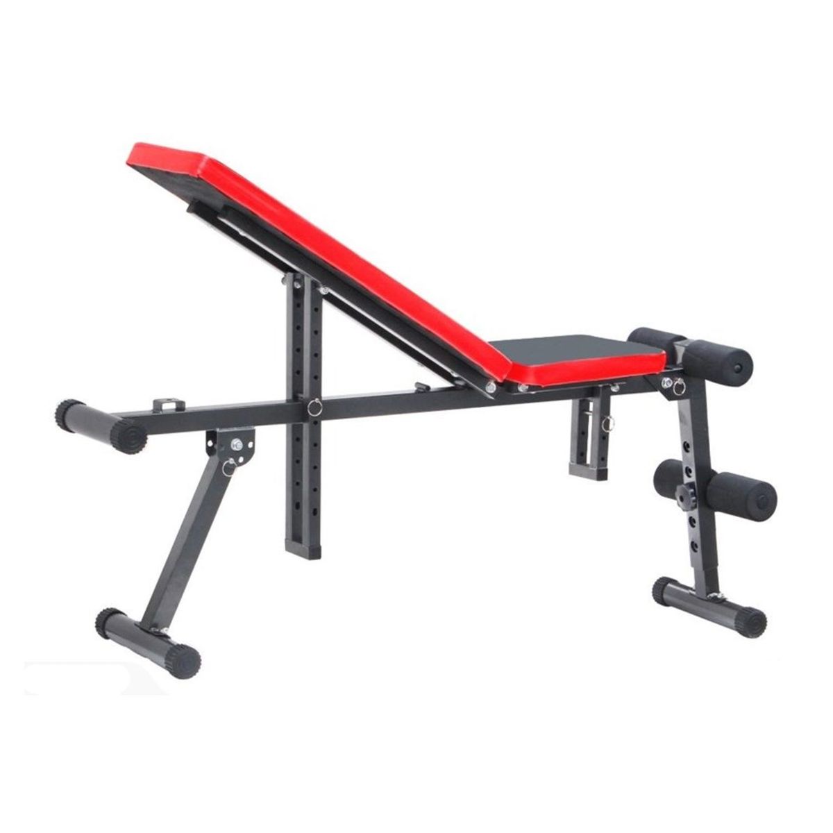 SPORT FITNESS - Banca para pecho multiangular abdominales plegable