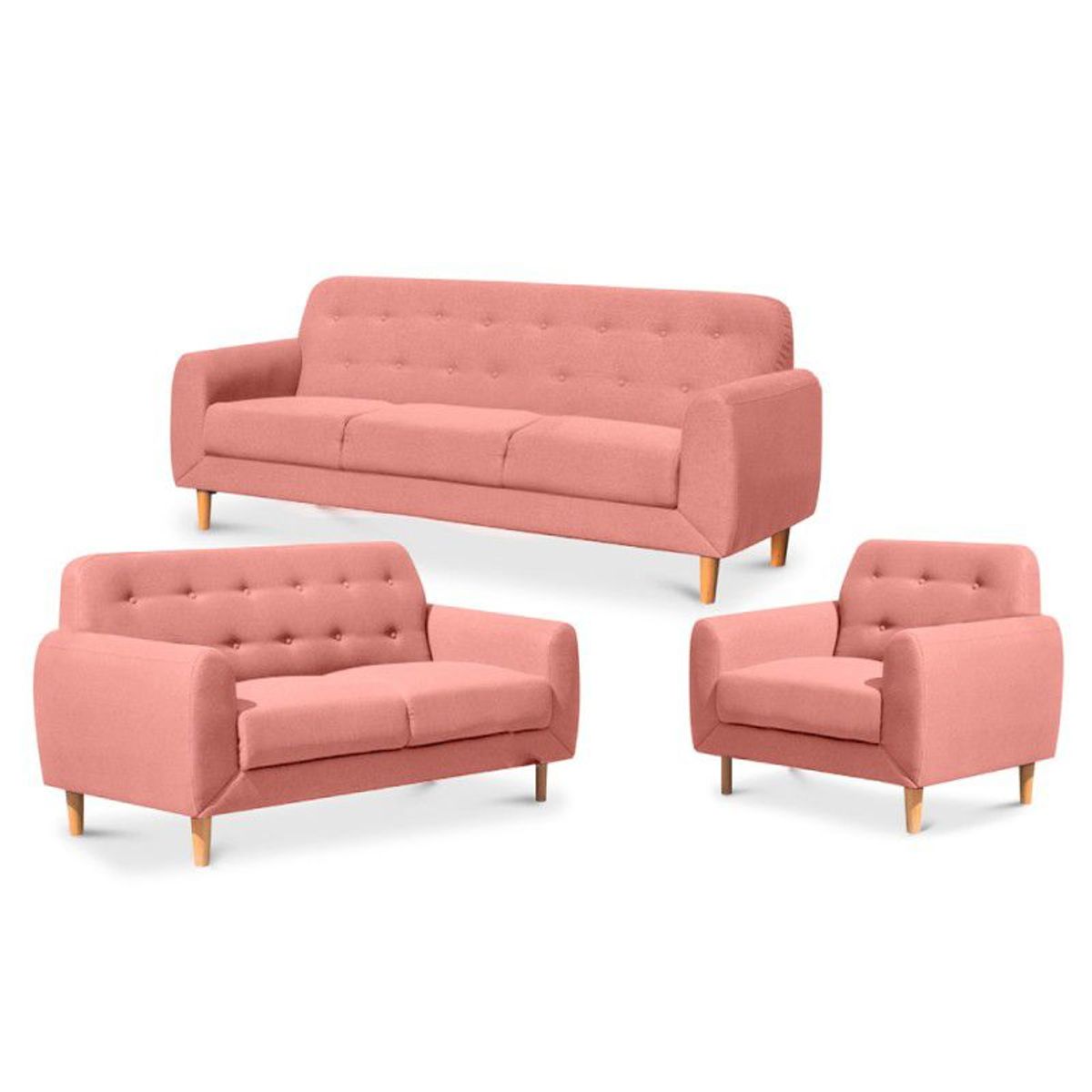 GENERICO - Juego de Sala 3 2 1 Henry Rosado