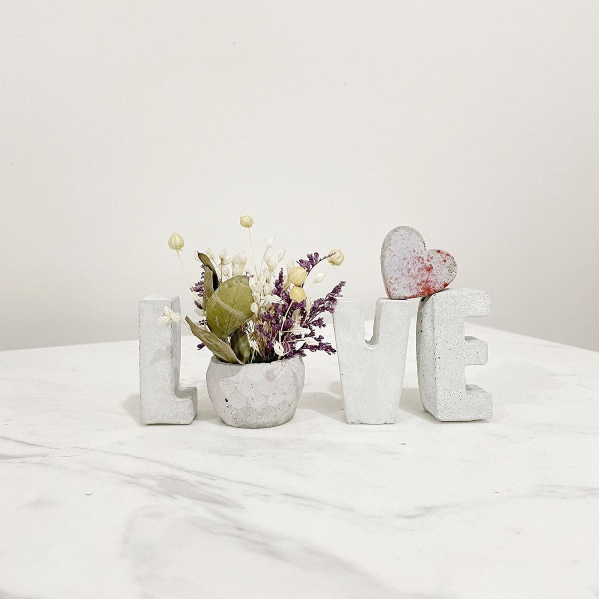 MADAME CIMENT - SET DE LETRAS LOVE 5CM - MADAME CIMENT