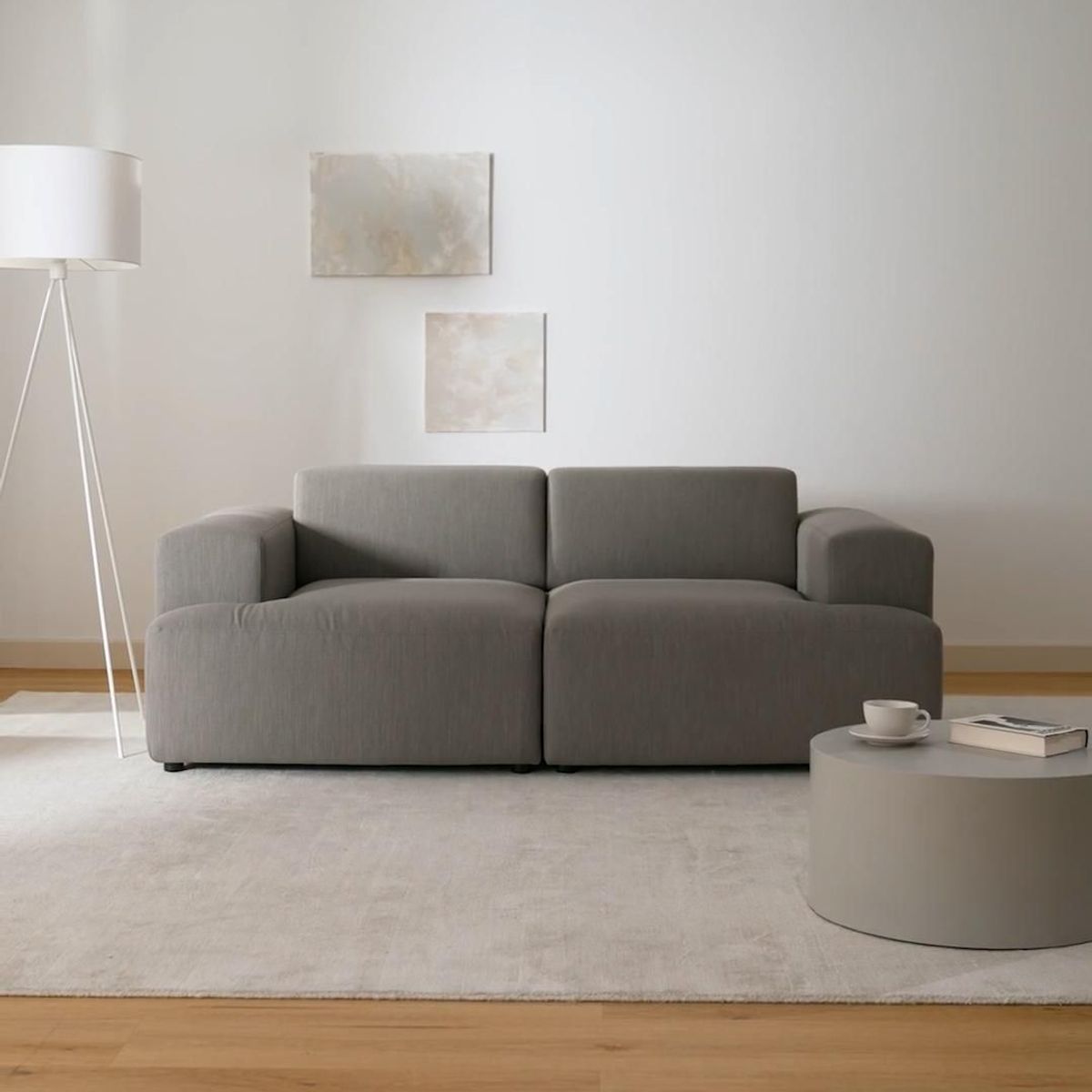 GENERICO - Sofa 2 Cuerpos Regola Living Furniture Gris