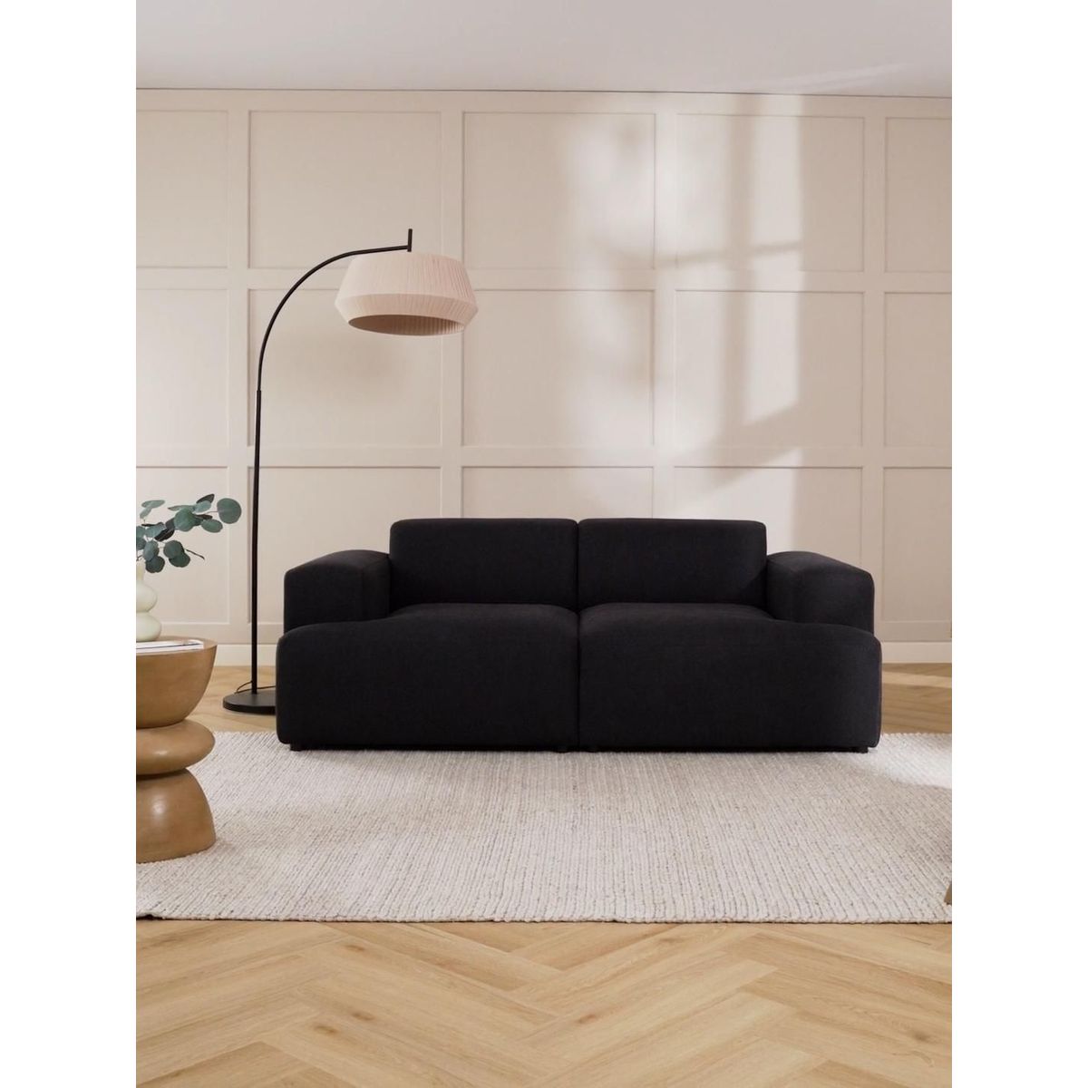 GENERICO - Sofa 2 Cuerpos Regola Living Furniture Negro