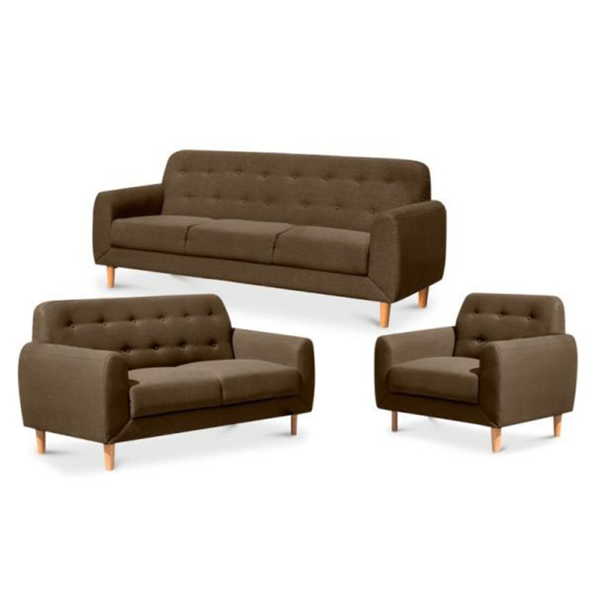 GENERICO - Juego de Sala 3 2 1 Henry Marron