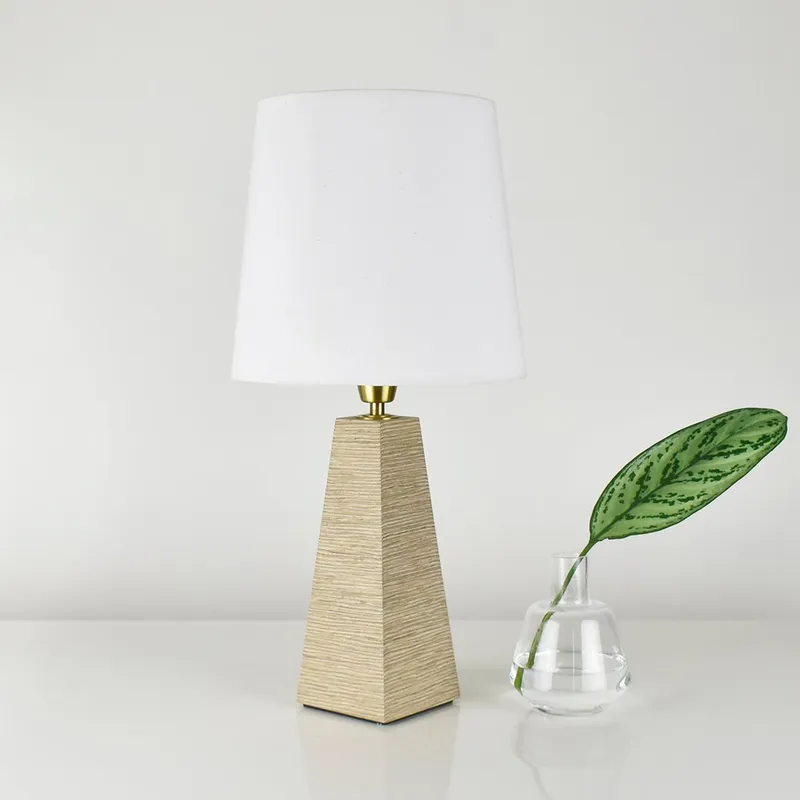 GENERICO - Lámpara de Mesa Huari Fresno Hueso