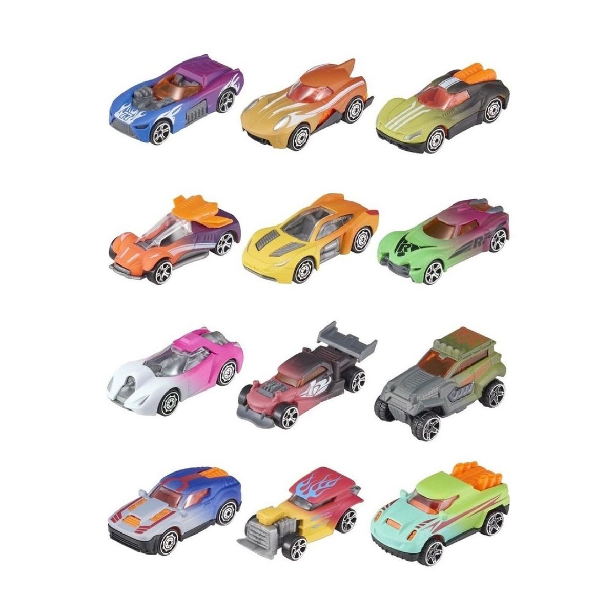 TEAMSTERZ - Juguete Pack 3 Autos Cambia de Color Teamsterz